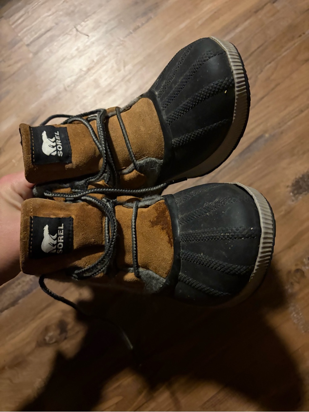 SOREL womens Brown and Black Winter Boot